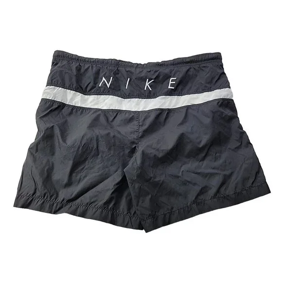 Nike Shorts Vintage Nike Men L Black Spell Out Nylon Soccer